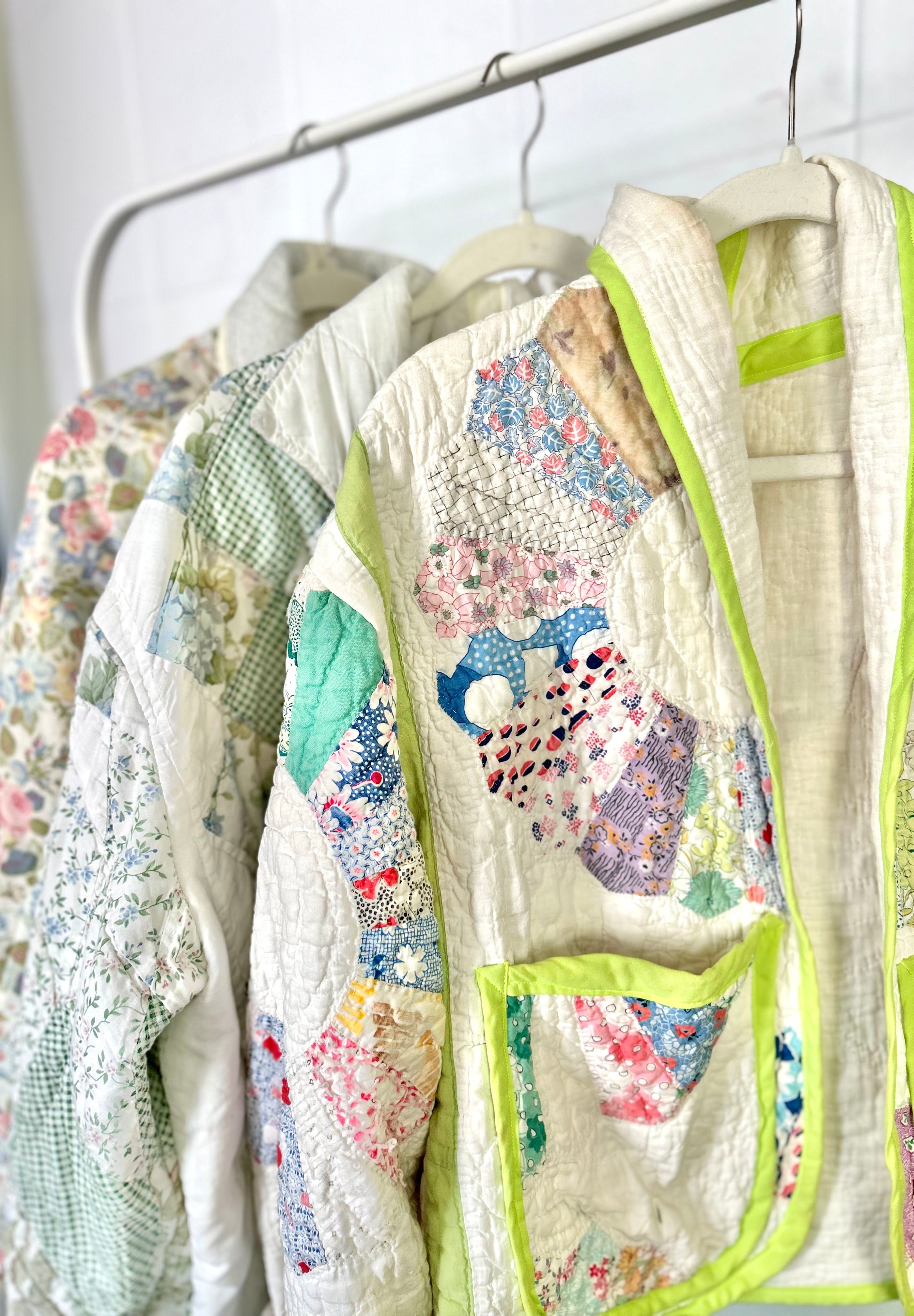 Quilt Jackets | Vintage Quilt Jackets | Quilt Jacket – Clover Cottons