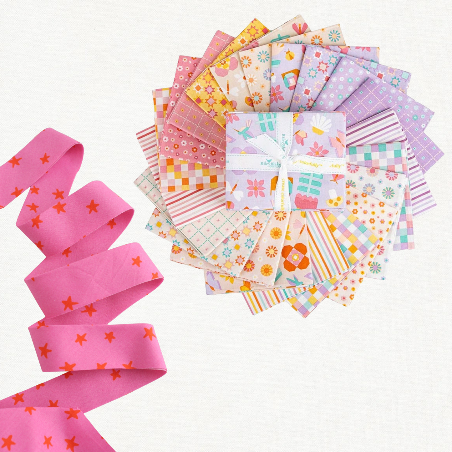 Cake Dash Quilt Kit – Patchwork by Riley Blake Designs (Small Throw 48" × 56")