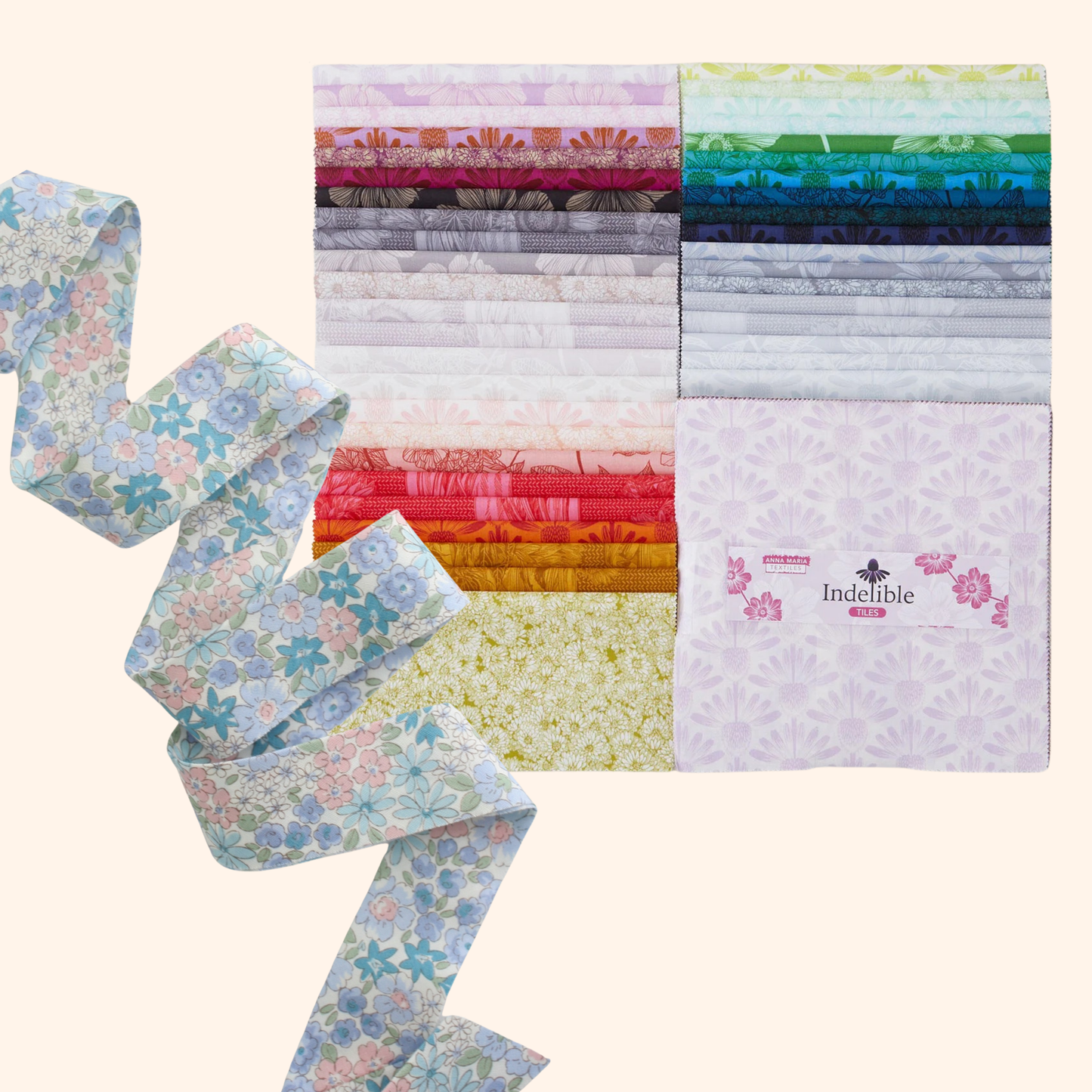 Cake Dash Quilt Kit – Indelible (Small Throw 48" × 56")