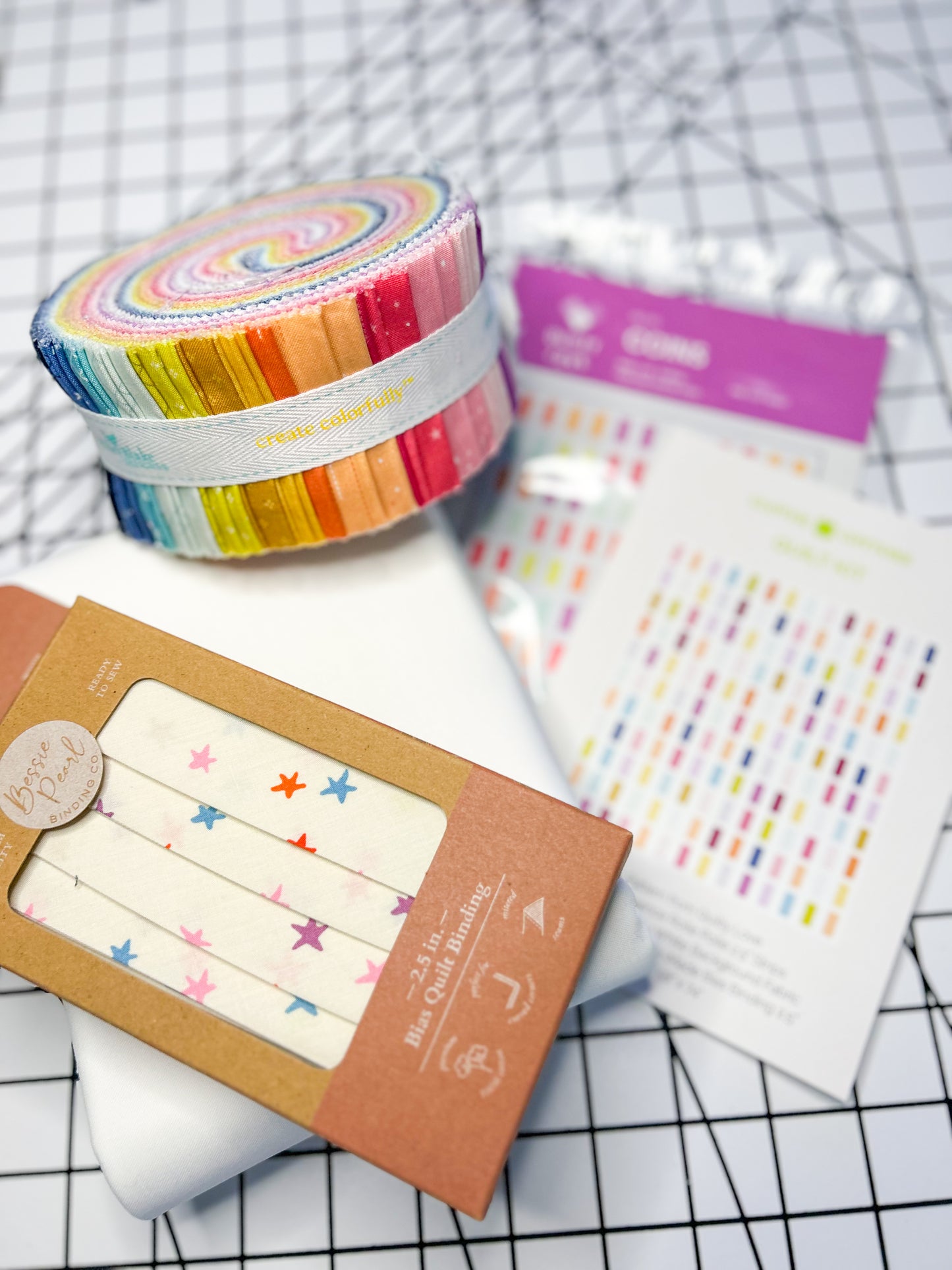 Coins Quilt Kit – Essence - Throw Size 58" × 74"