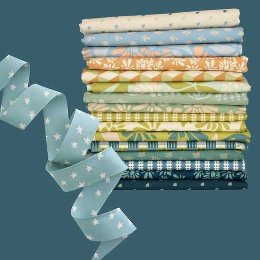 Knitted Blooms Quilt Kit | Evolve | 57" × 76"