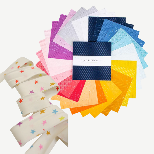 Cake Dash Quilt Kit – Essence by Riley Blake Designs (Small Throw 48" × 56")