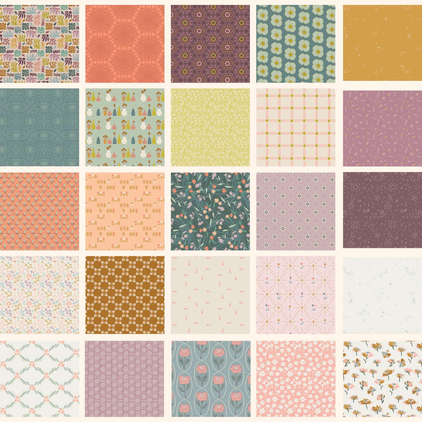 Geobloom 10" Stacker – Layer Cake by Art Gallery Fabrics