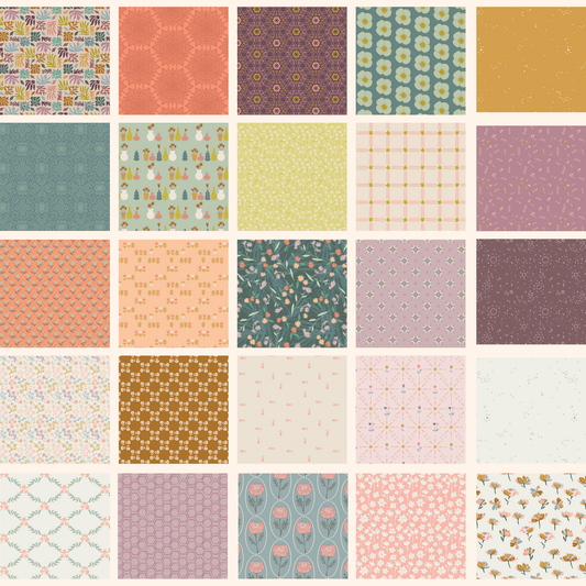 Geobloom 10" Stacker – Layer Cake by Art Gallery Fabrics