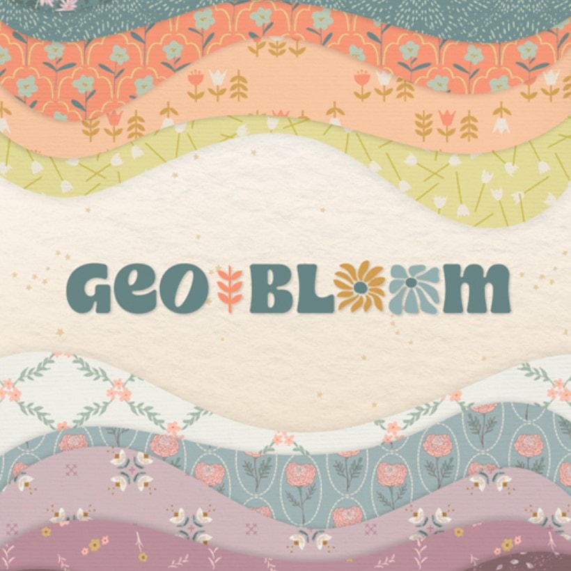 Geobloom 10" Stacker – Layer Cake by Art Gallery Fabrics