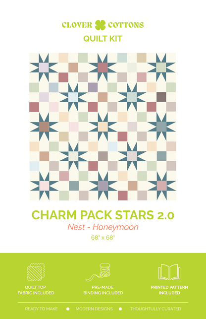 Charm Pack Stars 2.0 Quilt Kit | Nest