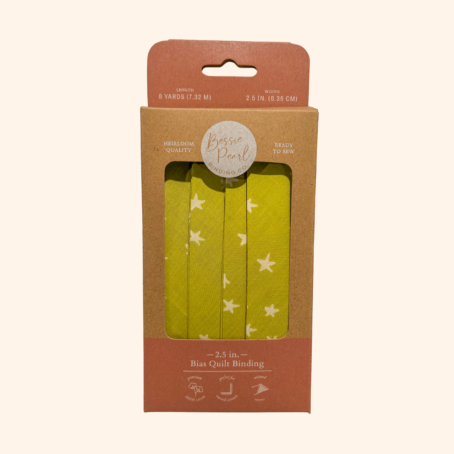 2.5" Bias Quilt Binding - Ready-Made Cotton Binding