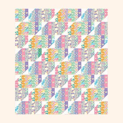 Happy Stripes Quilt Kit | Lighter Than Air