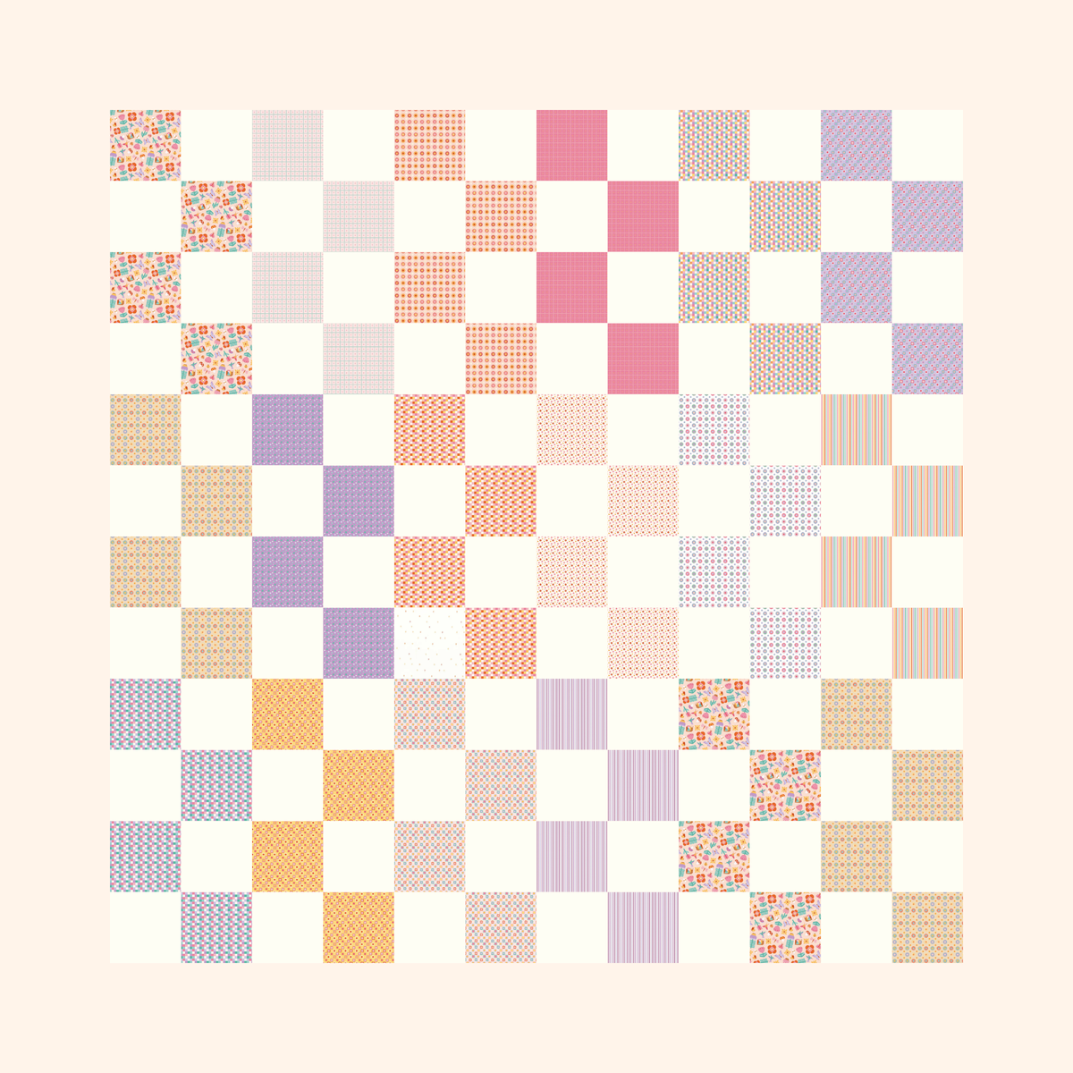 Layer Cake Squared Quilt Kit | Patchwork