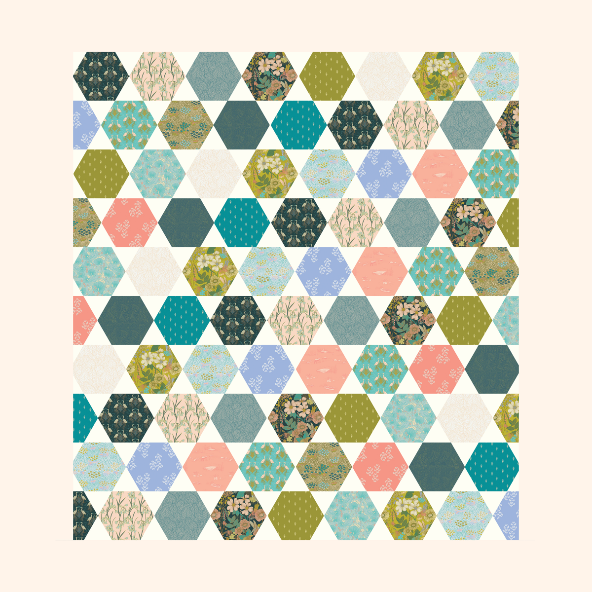 Hexie Prism Quilt Kit | Stillwater