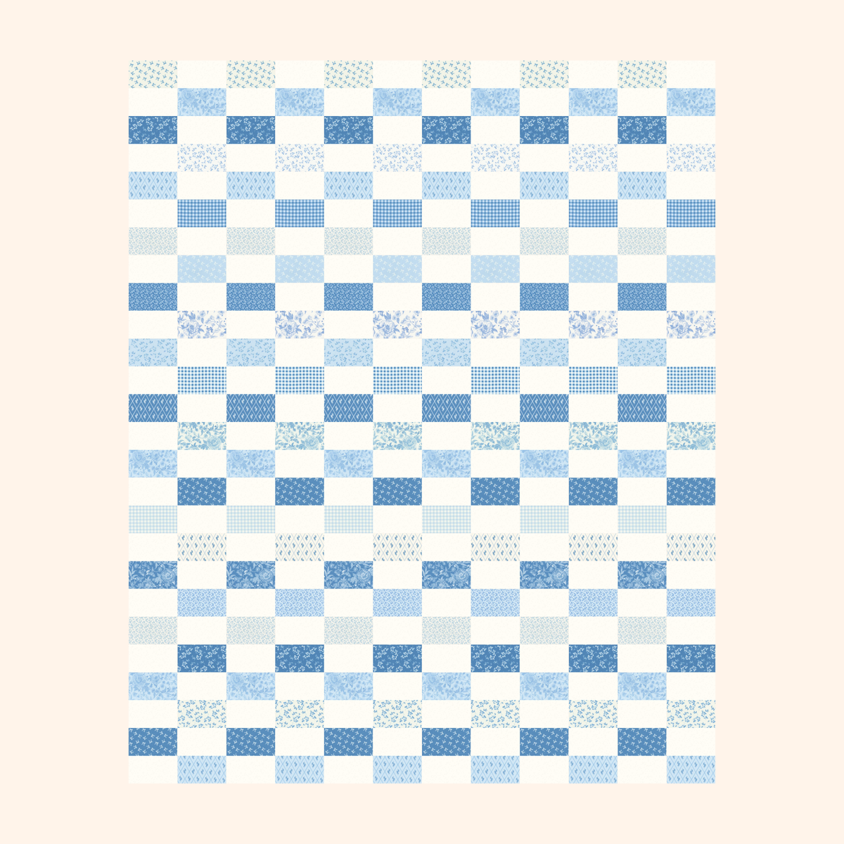 Charm Pack Split Quilt Kit | Penelope