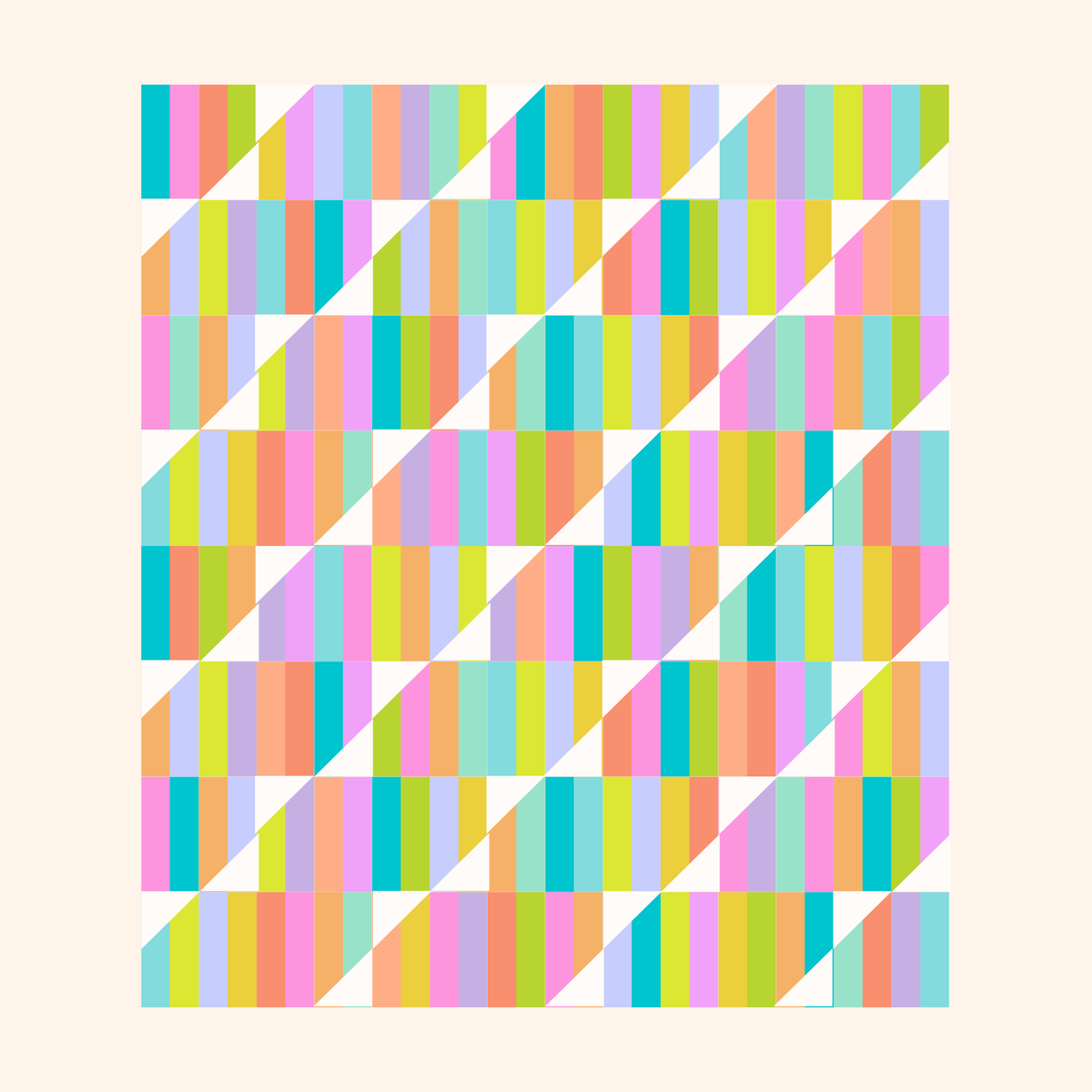 Happy Stripes Quilt Kit | Wildflower Hill