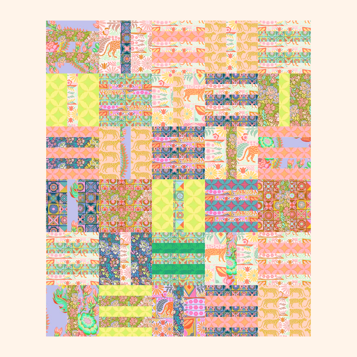 Fat Quarter Dash Quilt Kit | Rhapsody