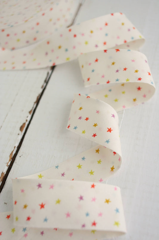 Pre-Made Quilt Binding | Mini Multi Starry