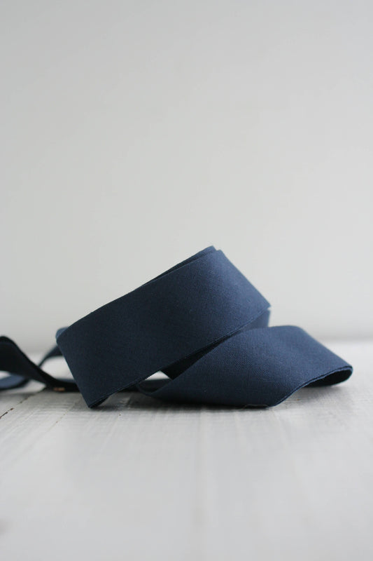 Pre-Made Quilt Binding | Navy Solid