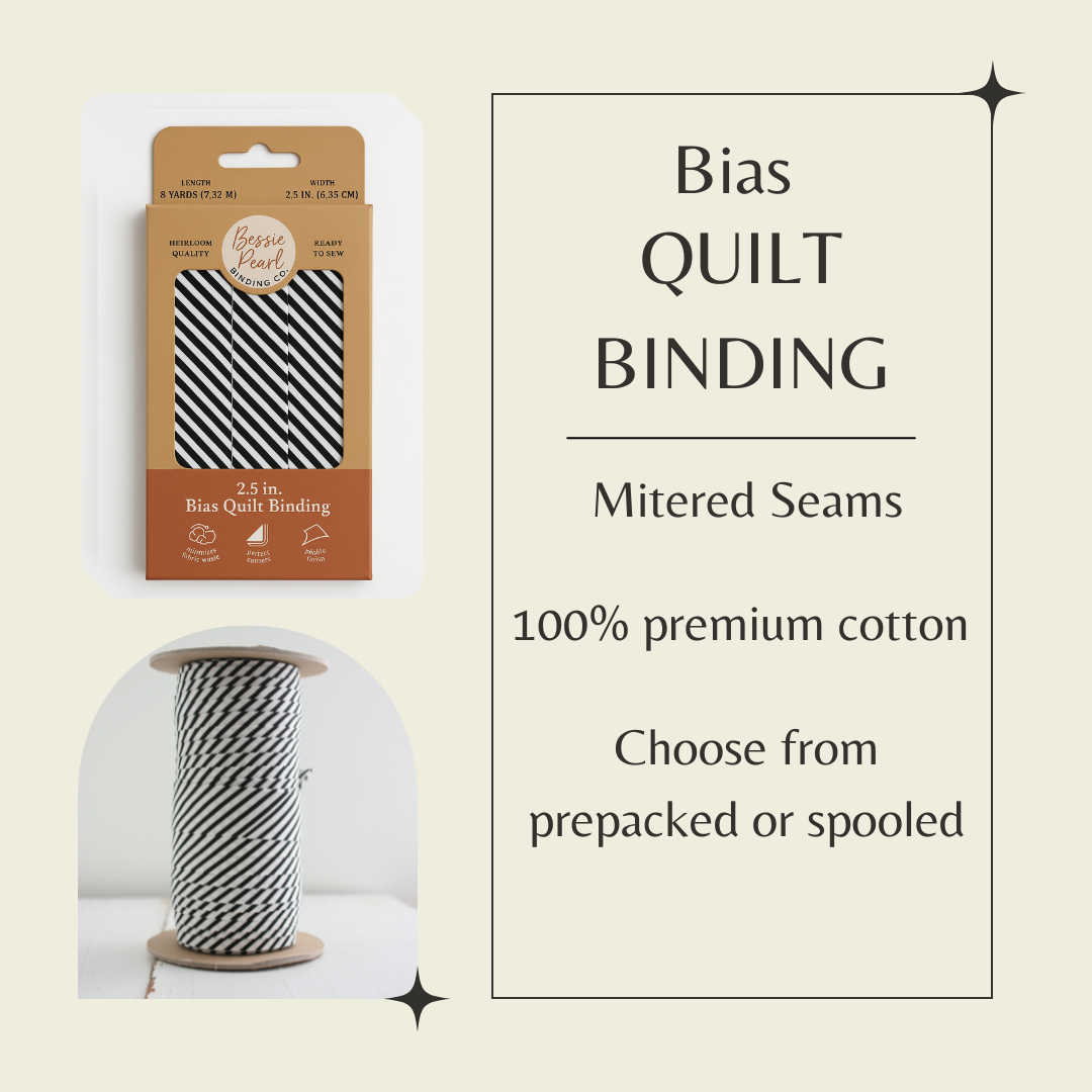 Pre-Made Quilt Binding | Mini Multi Starry