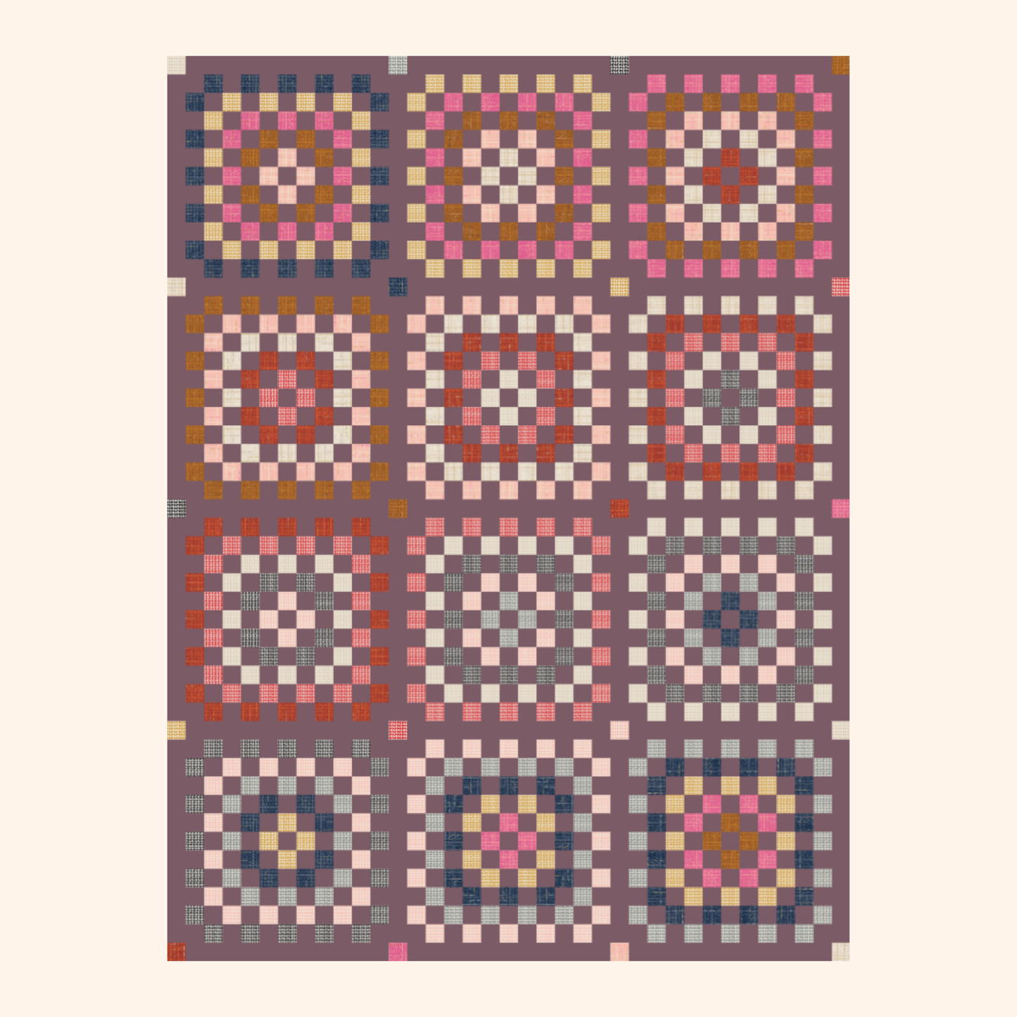 Granny Patch Quilt Kit | Checkered Elements