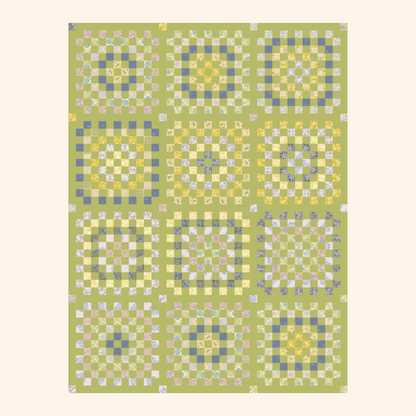 Granny Patch Quilt Kit | Fresh Linen