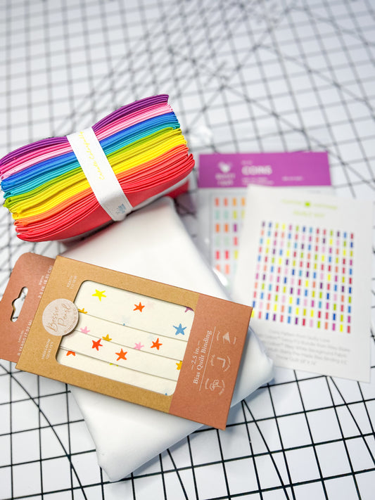 Coins Quilt Kit – Sassy - Throw Size 58" × 74"