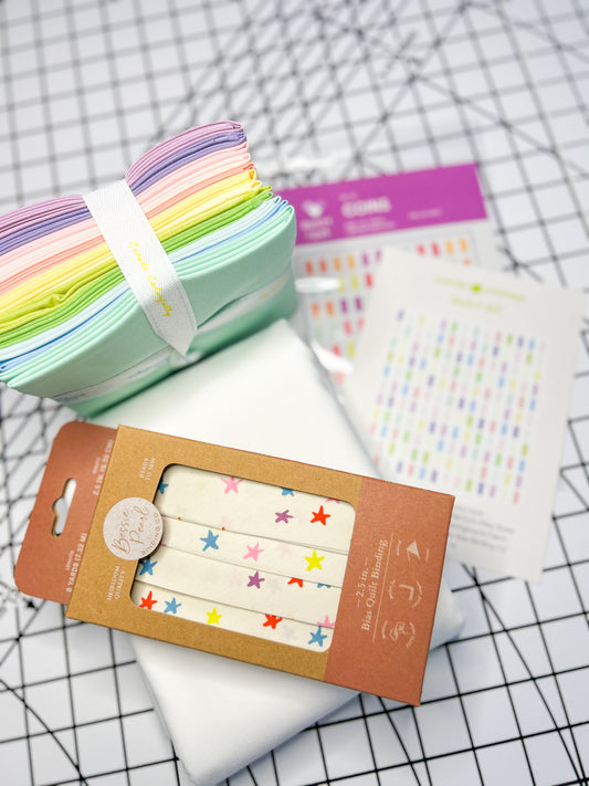 Coins Quilt Kit – Sweet - Throw Size 58" × 74"