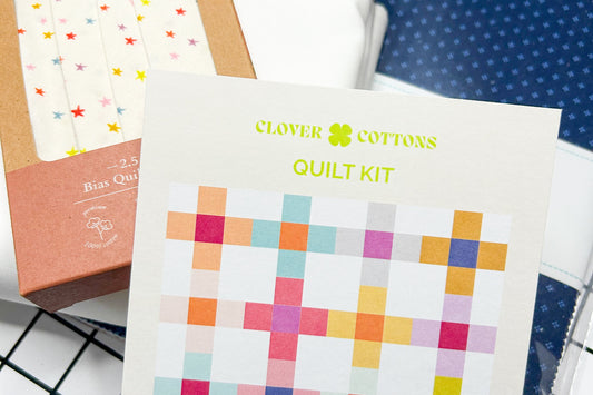 Layer Cake Nine Patch Quilt Kit – Essence by Riley Blake Designs (Small Throw 54 ½” × 54 ½”)