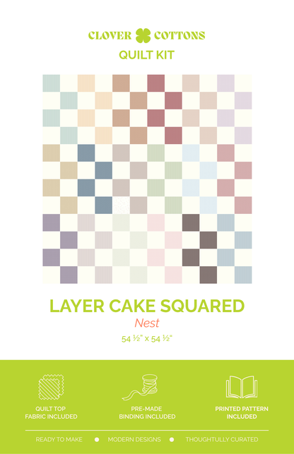 Layer Cake Squared Quilt Kit | Nest