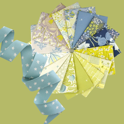 Granny Patch Quilt Kit | Fresh Linen | 56" × 74"