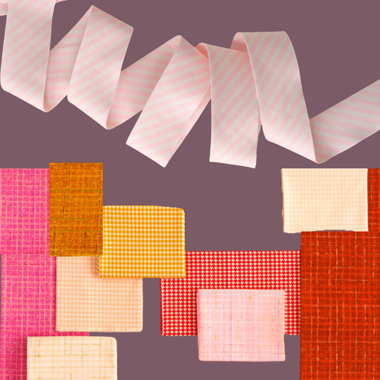 Granny Patch Quilt Kit | Checkered Elements | 56" × 74"