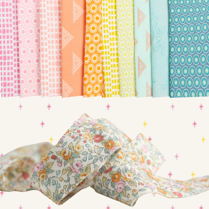 Tiled Stars II Quilt Kit | Spring Elements