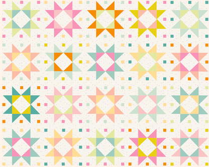 Tiled Stars II Quilt Kit | Spring Elements