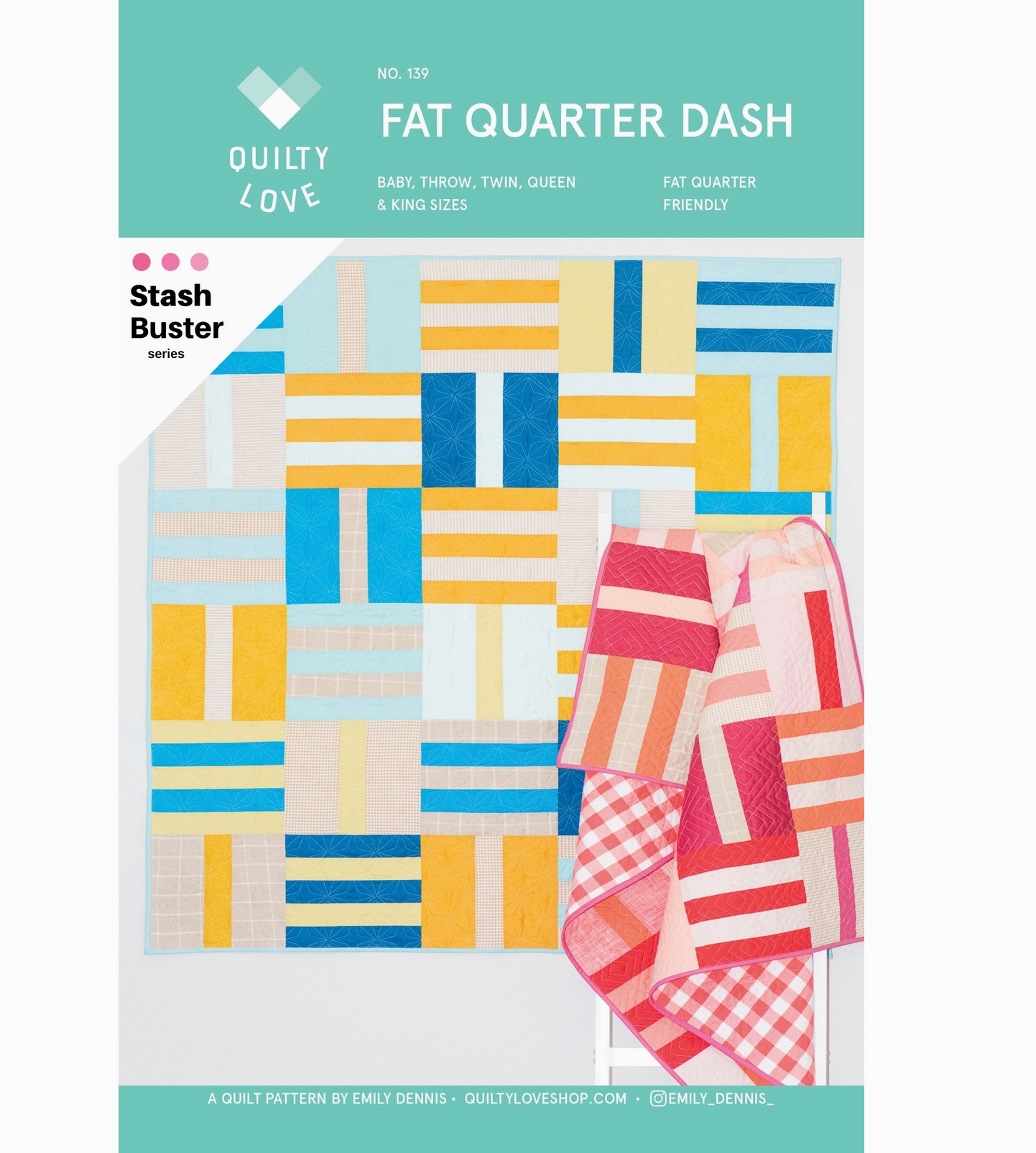 Fat Quarter Dash Paper Quilt Pattern