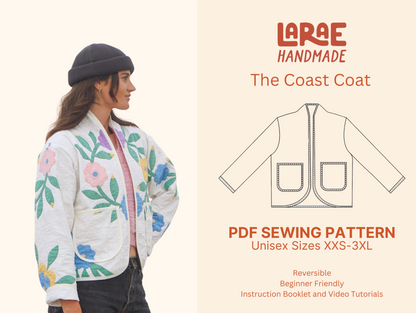 Quilt Jacket Pattern from LaRae Handmade (Digital Download)