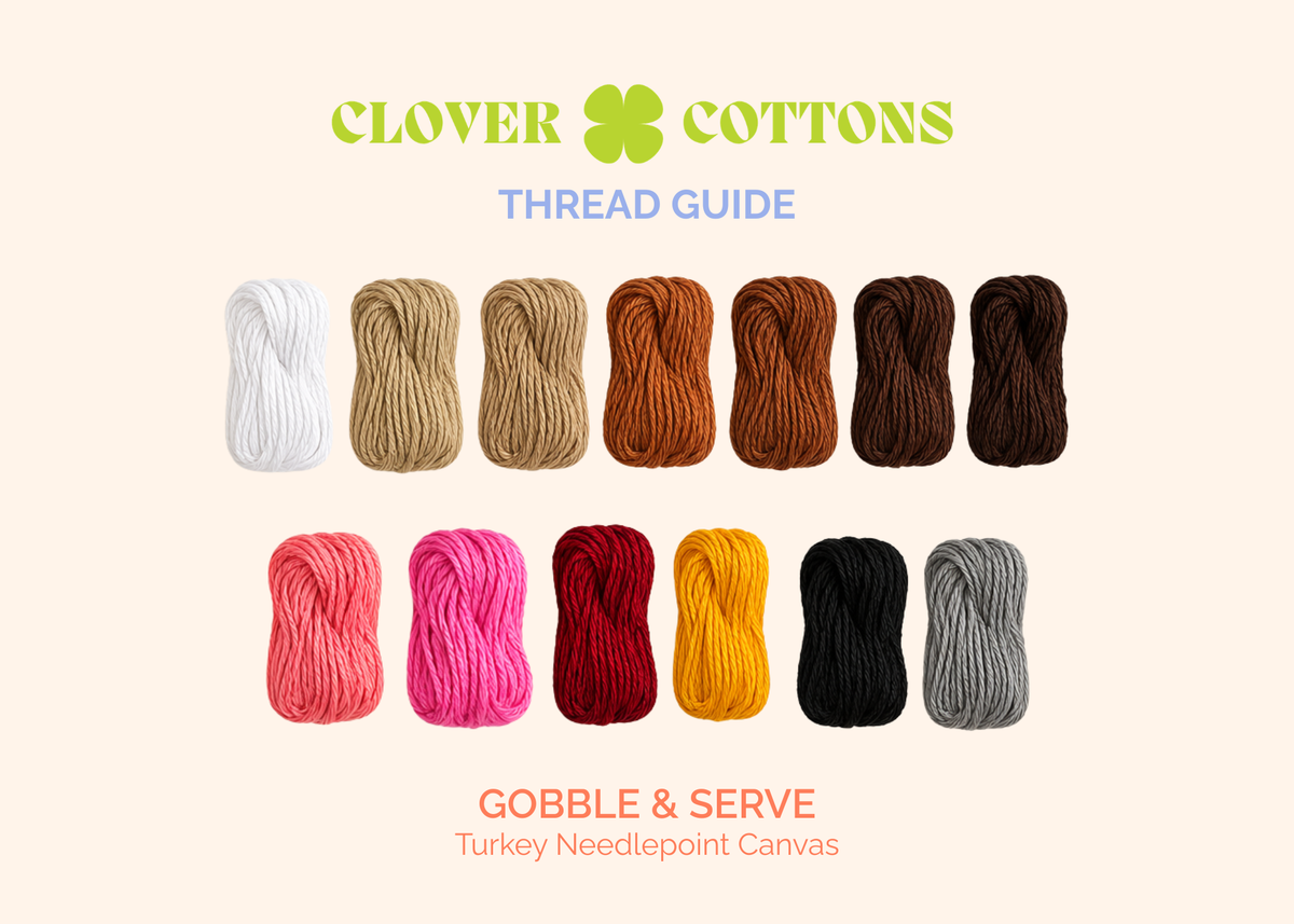 Gobble & Serve Needlepoint Canvas